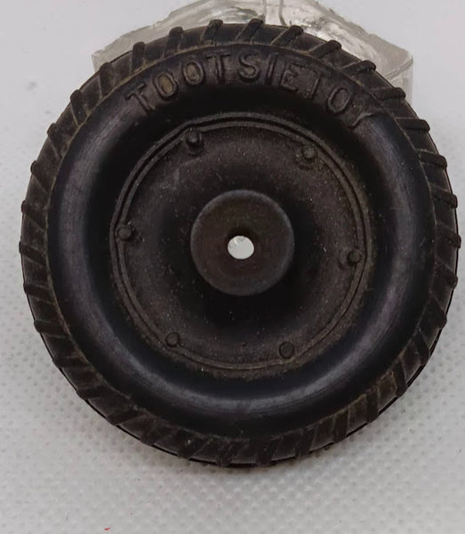 Large 2" Tootsie Toy Wheel Rubber Original