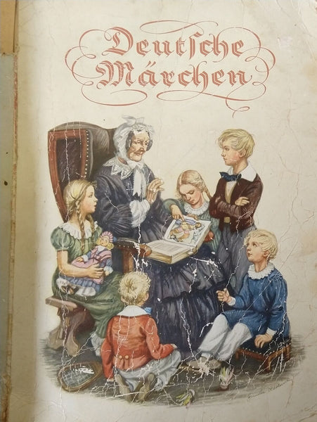 Antique 1939 Deutsche Marchen GERMAN FAIRYTALES Book. 120 pages.