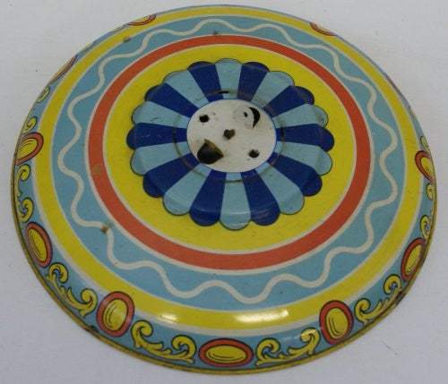 Chein Ride a Rocket Merry Go Round Top Canopy. 9" Diameter tin lithographed. Original part.