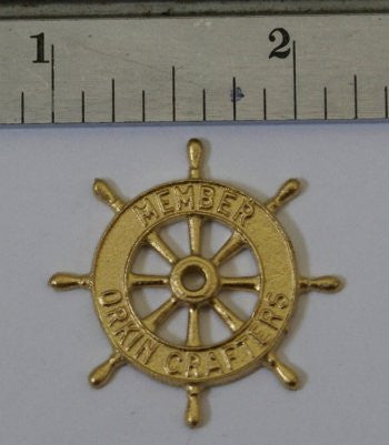 Orkin Boat Steering Wheel 1-1/4" Emblem