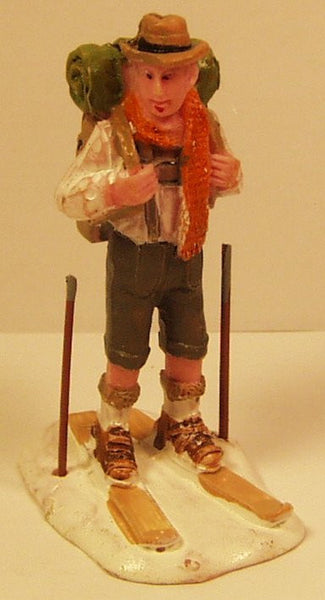 Camper on skiis 2-3/4 in. train figure :