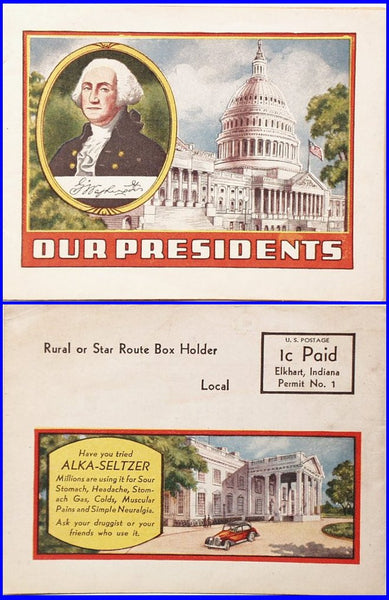 Alka-Seltzer Premium Our Presidents booklet