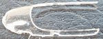 Vintage toy slot car Windshield : rounded front