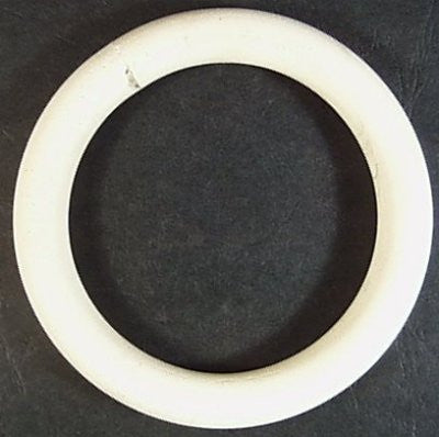 White Rubber Balloon Tire O.D. 2-7/8"