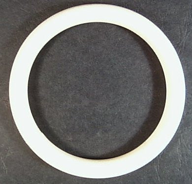 White Rubber Balloon Tire O. D. is 2-5/8"