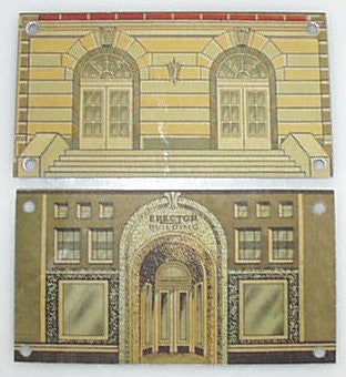 Early Vintage Erector set building Panels