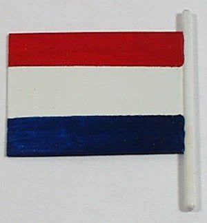 Toy tin boat flag 1-1/8 x 15/18" Oceanliners/Boats