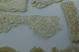 Vintage Lace : Cotton, Silk, hand make.