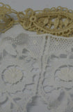 Vintage Lace : Cotton, Silk, hand make.