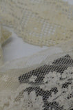 Vintage Lace : Cotton, Silk, hand make.