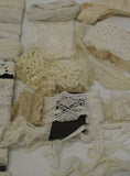 Vintage Lace : Cotton, Silk, hand make.