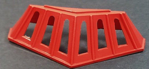 Modern Toys Vintage Toy Tinkling Trolley or Broadway Trolley Cowcatcher.