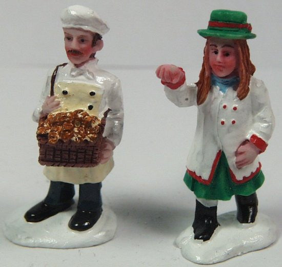 Train Figure : Vendor selling bakery