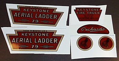 Keystone Aerial Ladder Decal Set