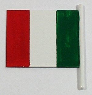 Toy Oceanliner flag /Boats red/white/green