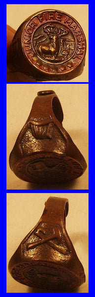 Hartford Fire & Insurance Co. premium Junior Fire Marshall Ring