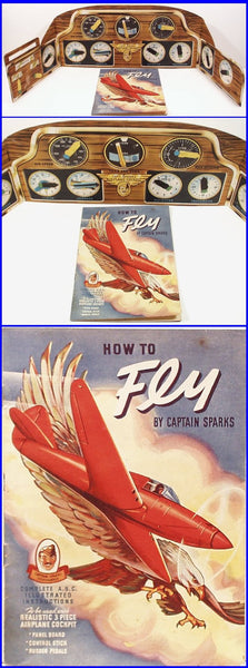 Captain Sparks Instrument Panel & How to Fly Booklet
