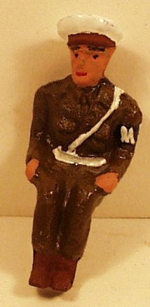 Composition type Toy Soldier Figure Officer Police : 54mm