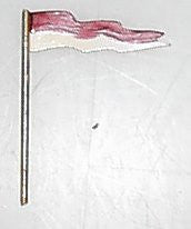 Large Painted Pennant Flag : Boat 1/4" x 1-3/4"