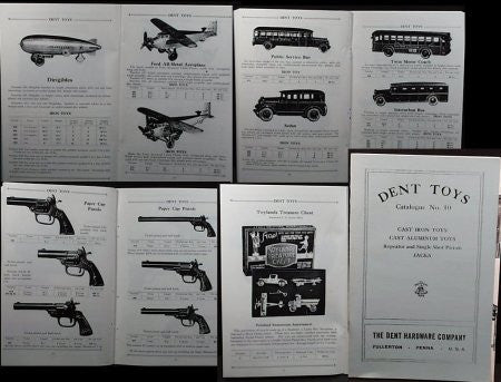 Iron Toys Catalog Dent Hardware Co Printed By Berkmeyer, Keck & Co Circa  1910