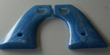 Nichols Stallion 45 Mark II  Bright Blue Pearlescent grips