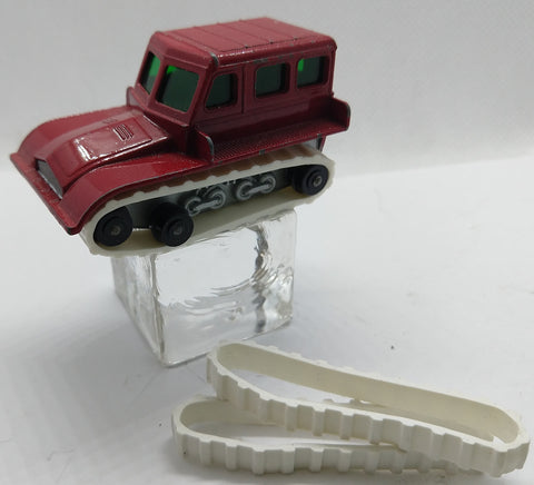 Vintage Matchbox Snow Trac white track.  Pair