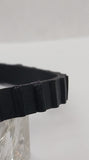 7-5/8" x 3/8" Length of single track is 7-5/8" x 3/8" one piece
