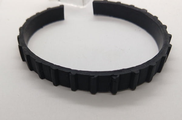 7-5/8" x 3/8" Length of single track is 7-5/8" x 3/8" one piece