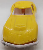 Tonka Toy Car Transport Yellow Corvette body (no axles or wheels)