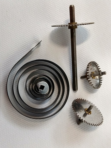 old gears Vintage toy Gears and spring. Five piece set – Classic Tin Toy Co