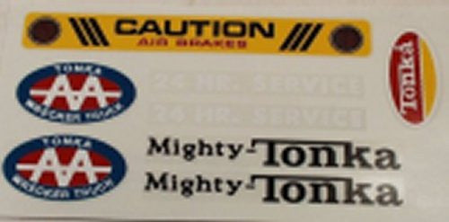 Tonka AA Wrecker Truck Decal