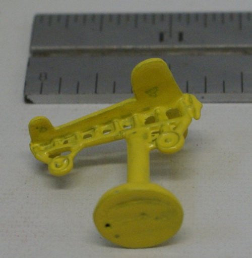 Yellow World Wide Game Piece