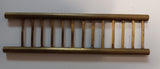 6-1/4" brass vintage toy ladder.  1-3/4" wide.