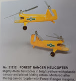 Hubley Cockpit Cover : Forest Ranger Helicopter.