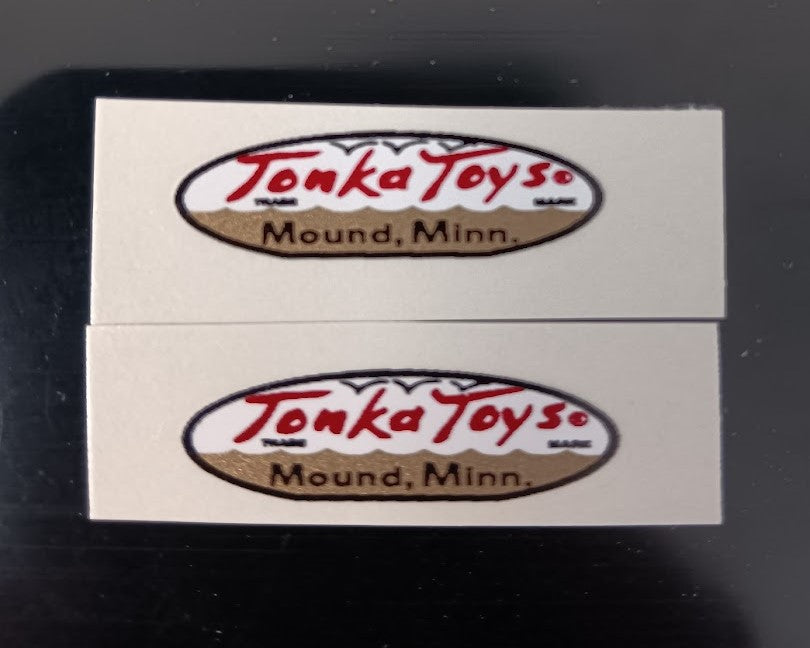 TONKA TRUCK MINI 1" OVAL LOGO Toronto Canada Water Slide