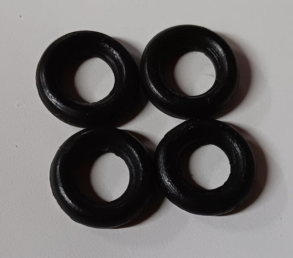 Dinky 5/8" x 3/16"  toy tire Also Barclay and early diecast