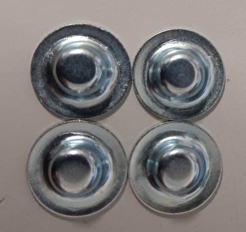 Tonka Toy Axle cap push nut : 1/4" stud/ axle size : Pressed Steel toys (set of 4)