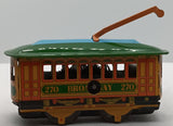 Tin toy Trolley Broadway 270 3" x 1-1/2"