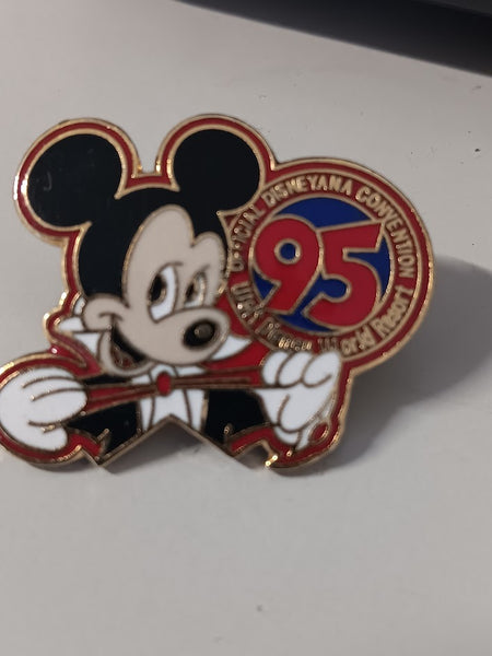 Disney Mickey Mouse Enameled Pin 1995 Disney World Convention