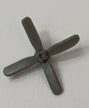 Yonezawa DC7 Airplane Propeller  Gray 1-3/8" dia.