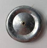2-5/8" x 1/2" Tin two piece wheel.