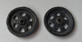 1 -1/2" Cast iron Arcade vintage toy wheels.  Lot of 2