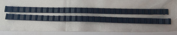 11"x 3/8" Toy rubber track. Double length Make your own size.
