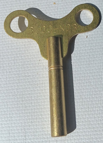 Vintage Toy Boat Key Metric Windup Key #03 Square key 3 mm or 1/8"