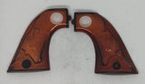 Amber Hubley Cowboy Steer Head cap gun Grips