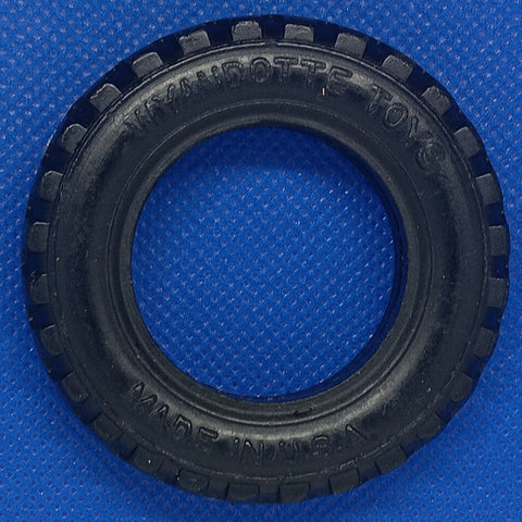 2.5" Wyandotte Truck Tire : Marked Wyandotte Toys made in U.S.A.'