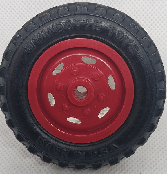 Wyandotte Truck Toy Tire & Hub : 2-1/2" x 3/8"