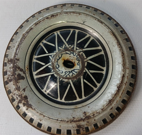 Marx Racer Wire Wheel Tin Lithographed 2-5/8"