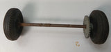 Dick Tracy Sparkling Riot Car axle and two wheels. Original condition.