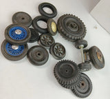 Large lot of original toy wheels and hubs.  Various makes and sizes.